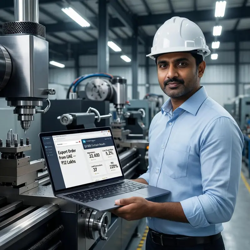 Digital marketing for manufacturers and exporters in India with B2B international lead generation by Growlixa